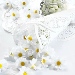 Fleurs Déco Marguerites, 72 Pces-DecoWoerner