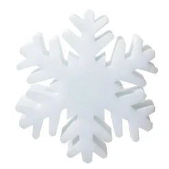 Flocon De Neige "cristal De Glace" 3D 40 Cm Ø-DecoWoerner New