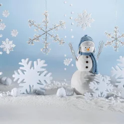 Flocon De Neige "cristal De Glace" 3D 40 Cm Ø-DecoWoerner New