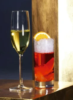 Flûte à Champagne Aliment Factice Haut. 24 Cm-DecoWoerner Hot