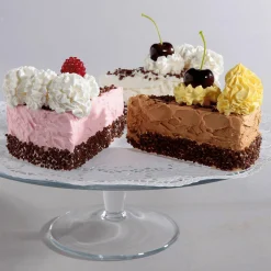 Forêt Noire Cerise 2 Pièces, Fausse Nourriture 12 Cm-DecoWoerner Best