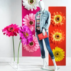 Gerbera Géant Artificiel , 120 Cm-DecoWoerner Best