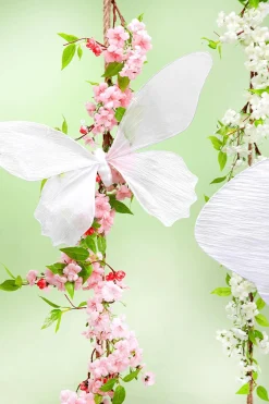 Guirlande Artificielle De Fleurs De Cerisier , 110 Cm-DecoWoerner Discount