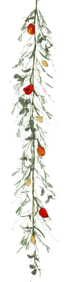 Guirlande Artificielle De Tulipes 158 Cm-DecoWoerner Outlet