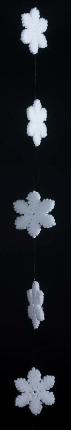 Guirlande De Flocons De Neige, 180 Cm De Long-DecoWoerner Online