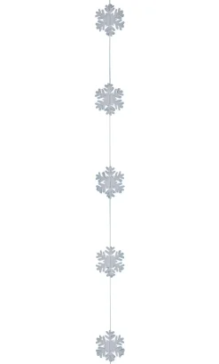 Guirlande De Flocons De Neige, , 180 Cm-DecoWoerner Discount
