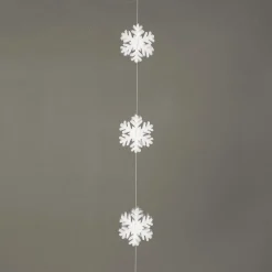 Guirlande De Flocons De Neige, , 180 Cm-DecoWoerner Discount