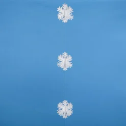 Guirlande De Flocons De Neige 3D 180 Cm-DecoWoerner Outlet