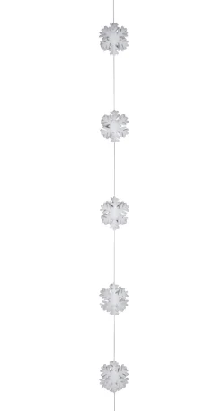 Guirlande De Flocons De Neige 3D 180 Cm-DecoWoerner Outlet