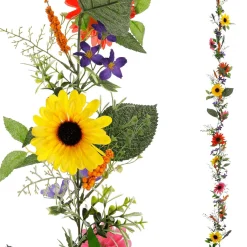 Guirlande De Gerberas Artificiels, Long. 180 Cm-DecoWoerner Outlet