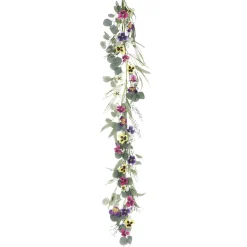Guirlande De Pensées Artificielles Fleurs-vrille 155 Cm-DecoWoerner Best