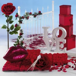Guirlande De Roses Artificielles 180 Cm, s-DecoWoerner Online