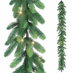 Guirlande De Sapin Artificielle PE Avec LED, 270 Cm-DecoWoerner Best