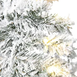 Guirlande De Sapin Floquée Avec LED IP 20, 270 Cm-DecoWoerner Online