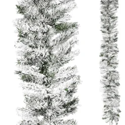 Guirlande De Sapin Floquée180 Cm, 30 Cm Ø-DecoWoerner Best