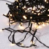 Guirlande Lumineuse Noire 9 M, 120 LED Blanc Chaud IP44-DecoWoerner