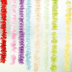 Guirlandes De Fleurs Déco Crèmes, Long. 260 Cm, 3 Pces-DecoWoerner