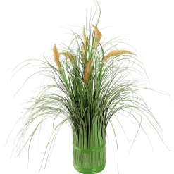 Herbe Déco à Fleurs De Roseau, 50 Cm-DecoWoerner