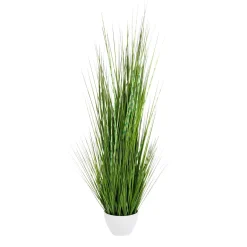 Herbe Du Tigre Décorative XXL En Pot Blanc 120 Cm-DecoWoerner Best