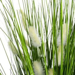 Herbe Velours Décorative En Pot Noir 25 X 25 X 50 Cm-DecoWoerner Hot