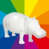 Hippopotame Déco 190 Cm-DecoWoerner