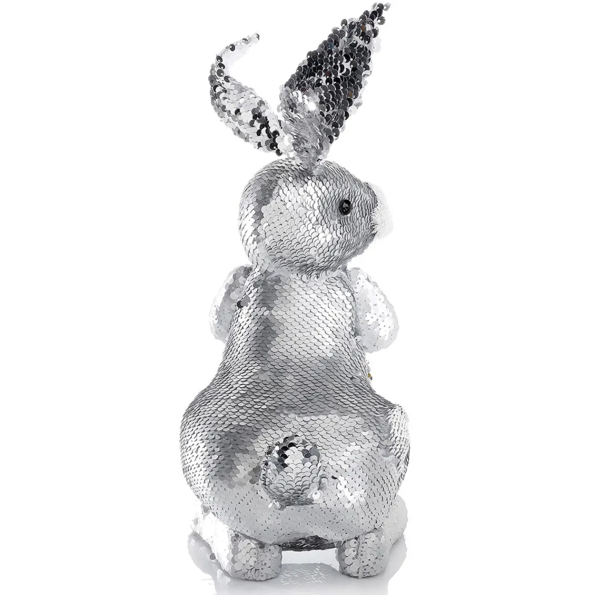 Lapin De Pâques Décoratif Avec Paillettes ées, 35 Cm-DecoWoerner Discount