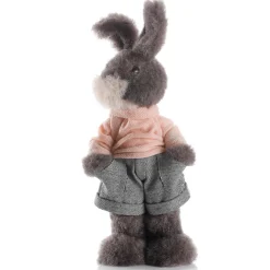 Lapin De Pâques Décoratif En Peluche 40 Cm De Haut,-DecoWoerner Sale