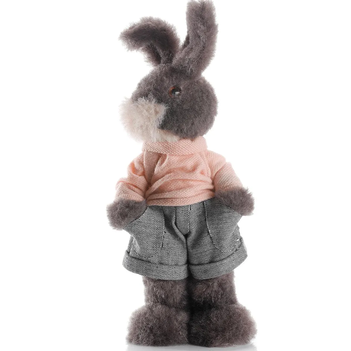 Lapin De Pâques Décoratif En Peluche 40 Cm De Haut,-DecoWoerner Sale