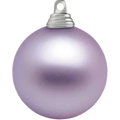 Lavande, Boules De Noël Mates En Plastique Ignifugé, 6 Cm Ø - 24 Pièces-DecoWoerner Hot
