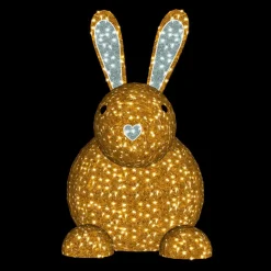 LED Lapin Assis Pour L'extérieur 180 X 130 Cm-DecoWoerner Hot