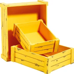 Lot De Caisses En Bois, s-DecoWoerner