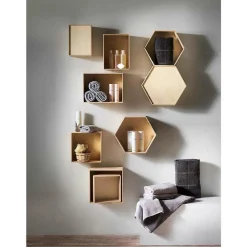 Lot De Coffrets En Bois Carrés 3 Pces-DecoWoerner Online