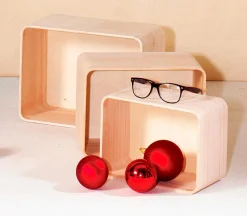 Lot De Coffrets En Bois Rectangulaires 3 Pces-DecoWoerner Online