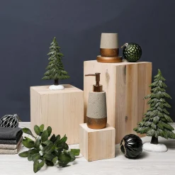 Lot De Mini-colonnes En Bois Nature-DecoWoerner Online