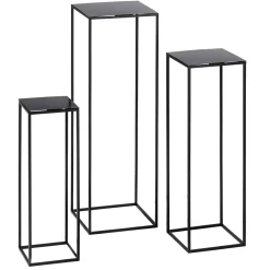 Lot De Tables En Métal es 3 Pces-DecoWoerner Online