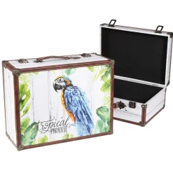 Lot De Valises Déco Paradis 2 Pces-DecoWoerner Discount