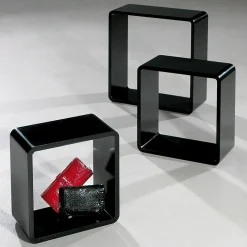 Lot D'étagères "Cube" es 3 él.-DecoWoerner New