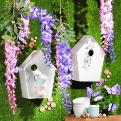 Maisonnette à Oiseaux Déco Long. 40 Cm-DecoWoerner Outlet