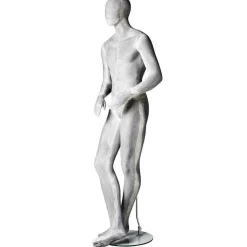 Mannequin Homme SCULPTURE Jambe Croisée Aspect Béton-DecoWoerner Hot