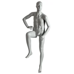 Mannequin Sport Homme Cycliste, Randonneur - Jambe Droite Levée & Bras Droit Plié-DecoWoerner New