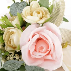 Mini Bouquet De s Artificielles Mélange 17 X 20 X 13 Cm (l X L X H)-DecoWoerner Discount