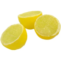 Moitiés De Citrons Aliment Factice, 3 Pces-DecoWoerner Online