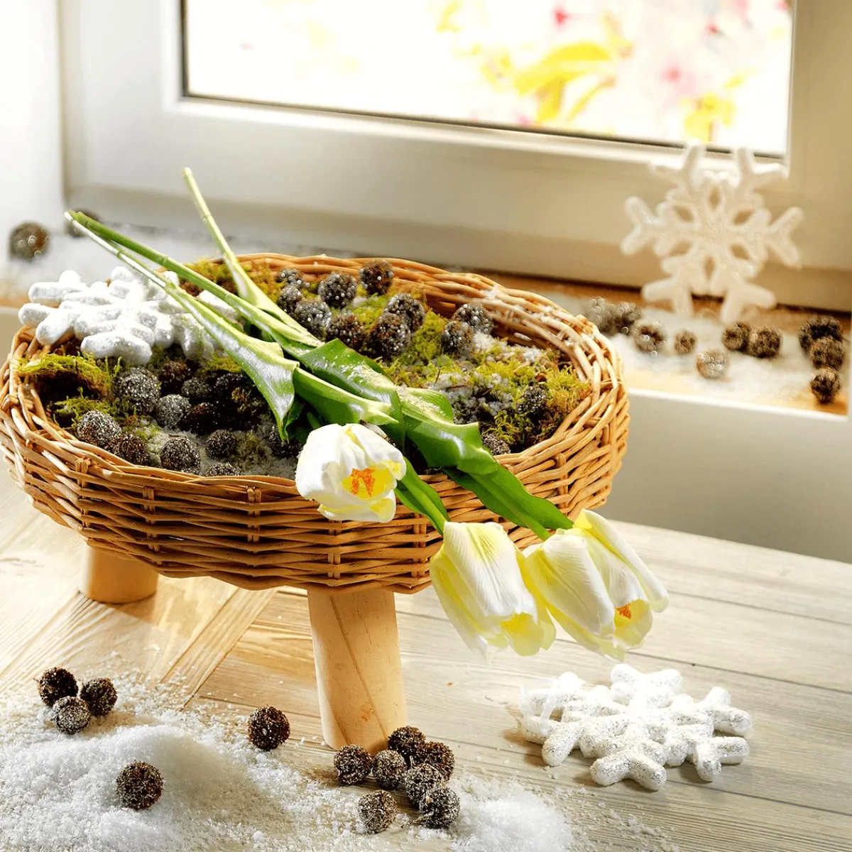 Neige Cristalline Décorative 140 G (4 Litres)-DecoWoerner Hot