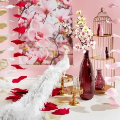 Noble Branche De Magnolia Artificielle, Rose, 100 Cm-DecoWoerner New