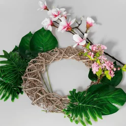 Noble Branche De Magnolia Artificielle, Rose, 100 Cm-DecoWoerner New
