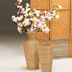 Noble Branche De Magnolia Artificielle, o Verde, 100 Cm-DecoWoerner Hot