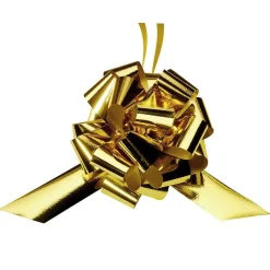 Noeud Préparé Métallique, Ø 14 Cm,-DecoWoerner Discount