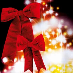 Nœuds De Noël En Velours Long. 80 Cm-DecoWoerner Hot