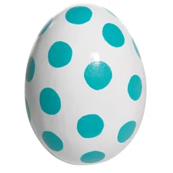 Oeuf De Pâques Déco à Pois 18 Cm-DecoWoerner