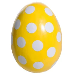 Oeuf De Pâques Déco à Pois 18 Cm, /blanc-DecoWoerner Best